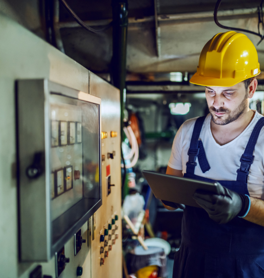 Industrial control panel installation support