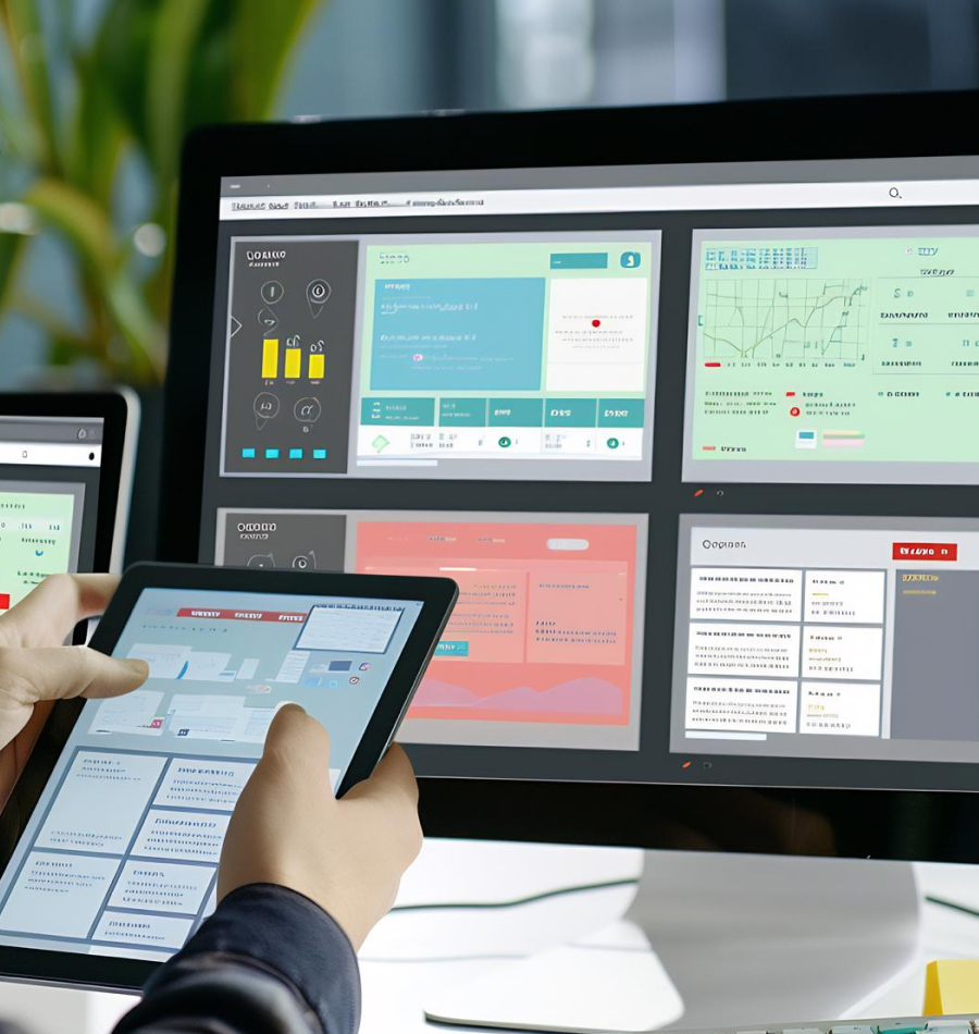 HMI design for machine and process control
