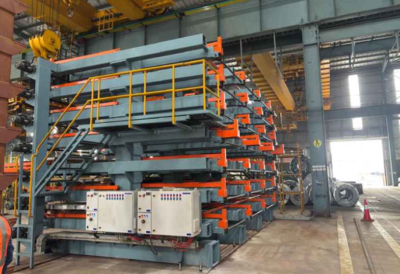 Roll Changing Device