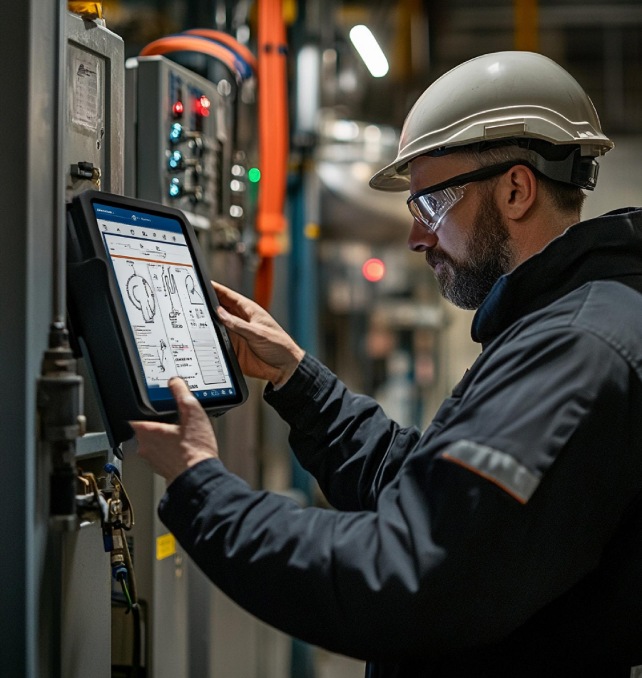 Servo motor automation for machine control